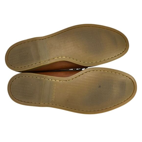 Sperry Top-Sider Men 11M Tan Leather Slip-On‎ Boat Shoes Loafers main image 5